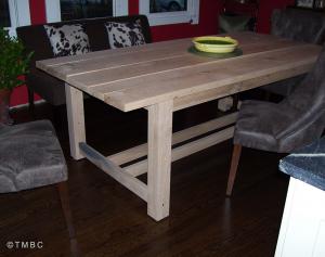 carpentry kitchen table 